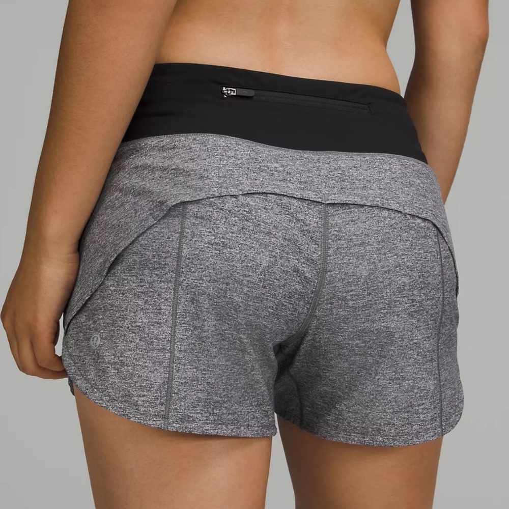 Speed up mid rise lulu lemon shorts
